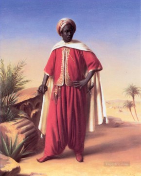 ホレス・バーネット Painting - アラブ人のホレス・ベルネの肖像